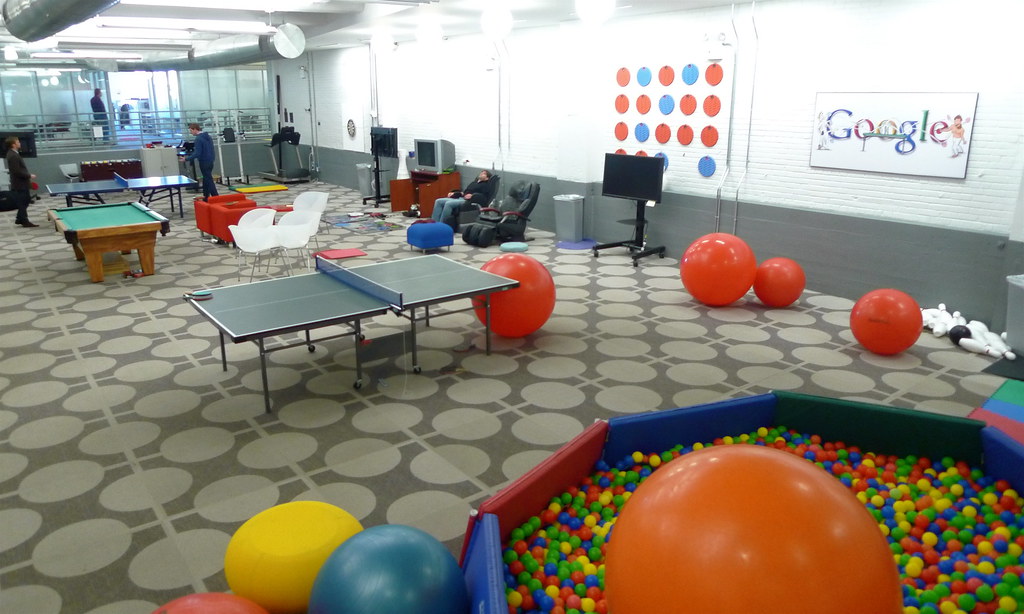 Picture of and old google break room