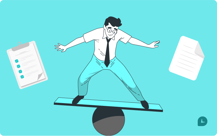 Illustration about Balancing Flexibility and Structure