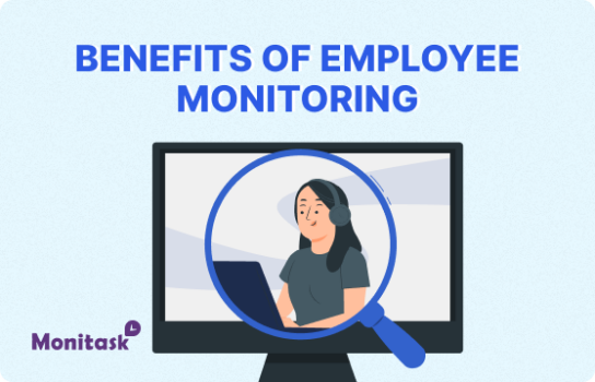 Illustration of Benefits of employee monitoring