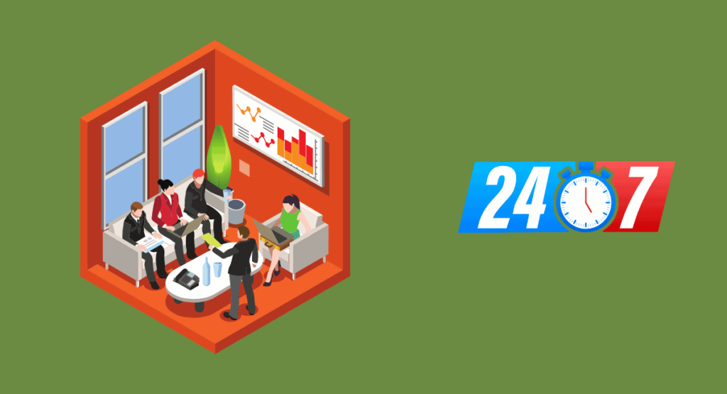 Twenty four seven monitoring