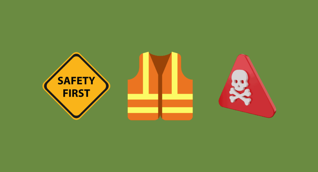 Monitoring safety and quality of work