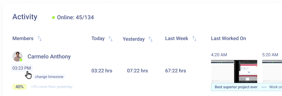 Time tracking software