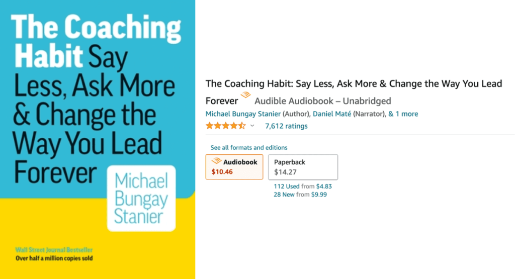 In business world one of leadership skills is coaching