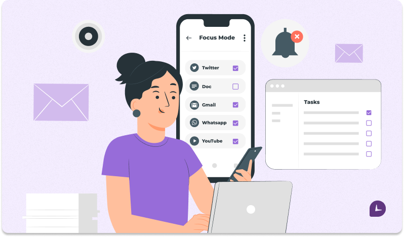 Illustration of Boost Focus and Minimize Distractions