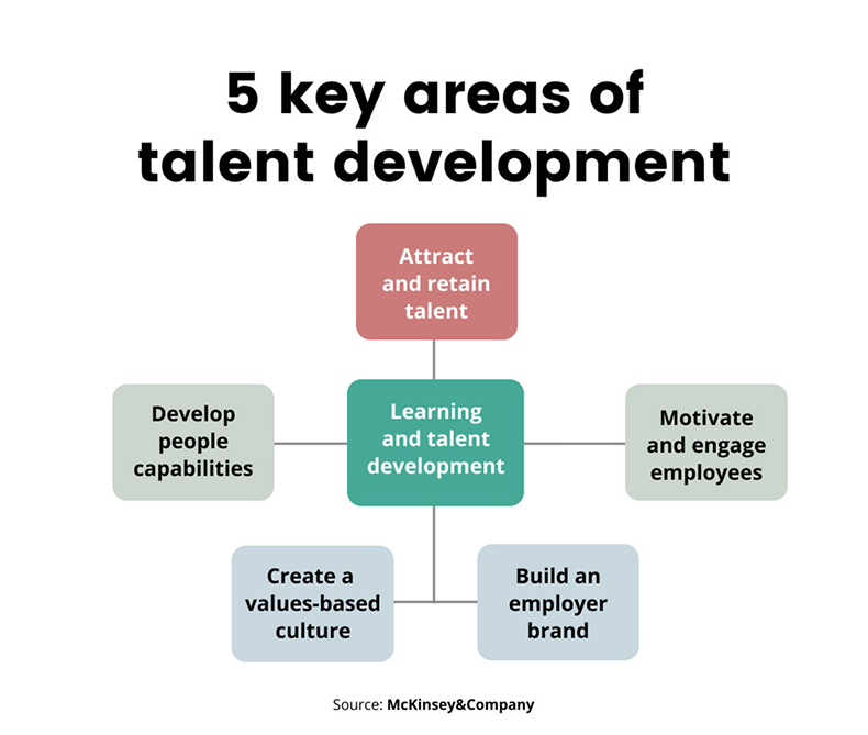 5 key areas of talent development